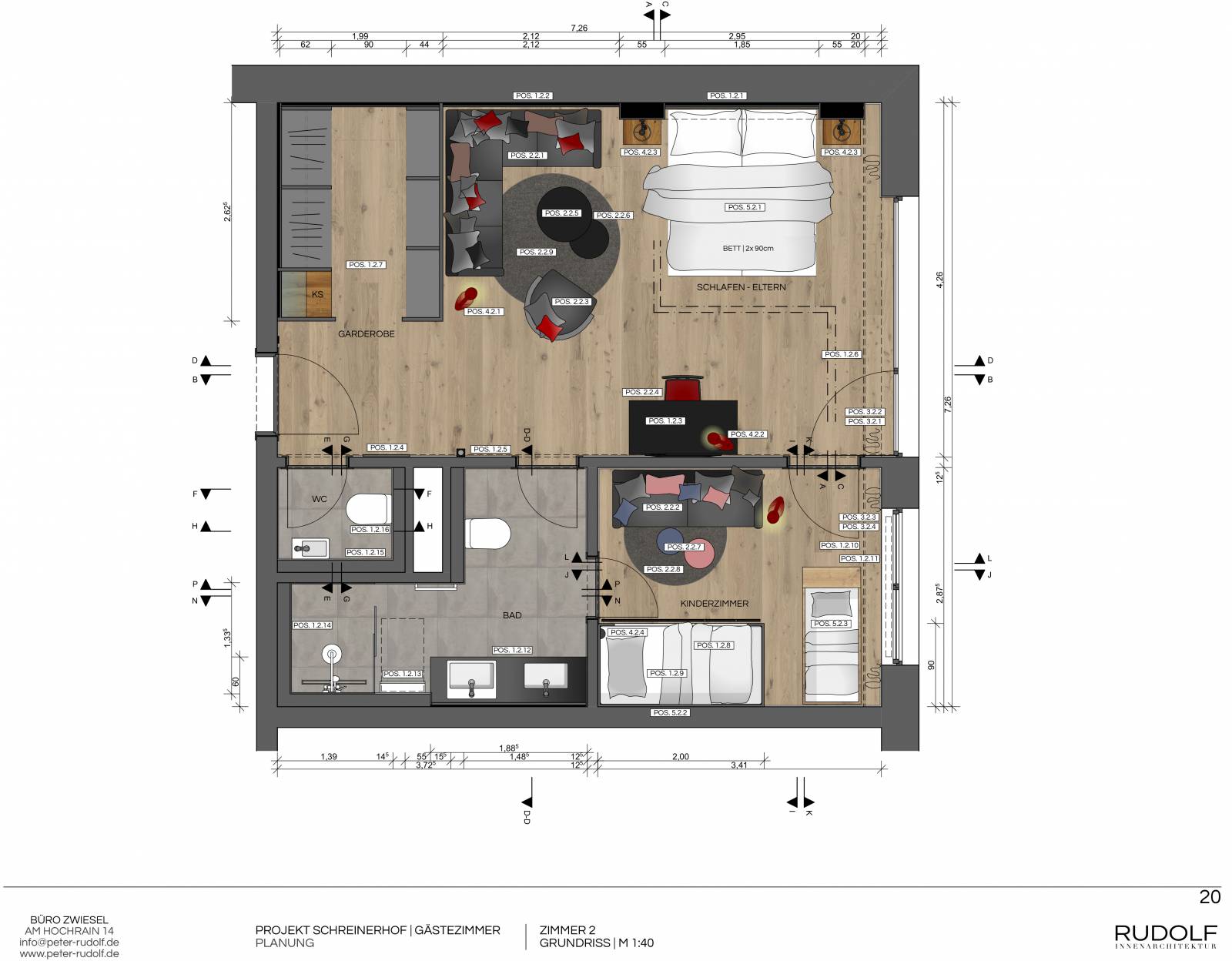 Großzügige Luxusappartements Symbolfoto