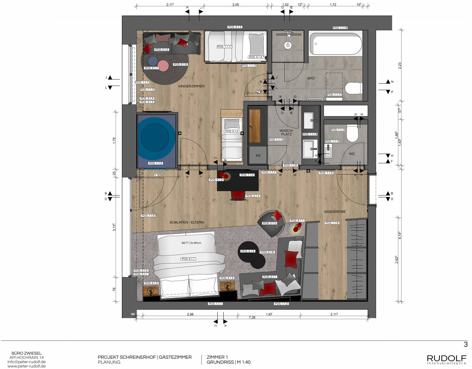 Großzügige Luxusappartements Symbolfoto