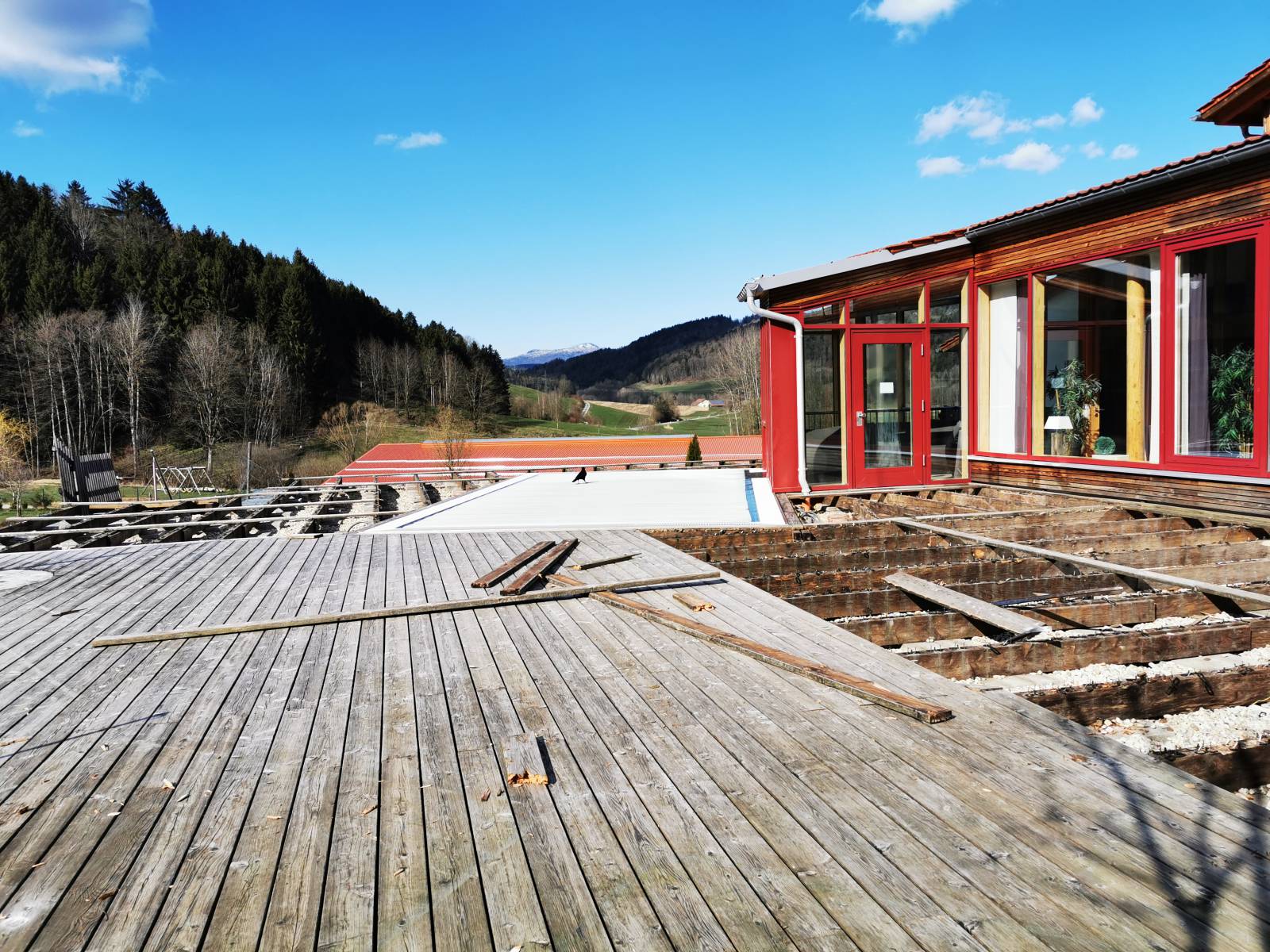 Euer Wunsch-Pooldeck – wir sind dran! Symbolfoto