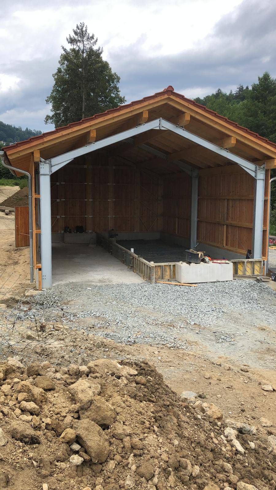 Bauernhof -Neubau- Symbolfoto