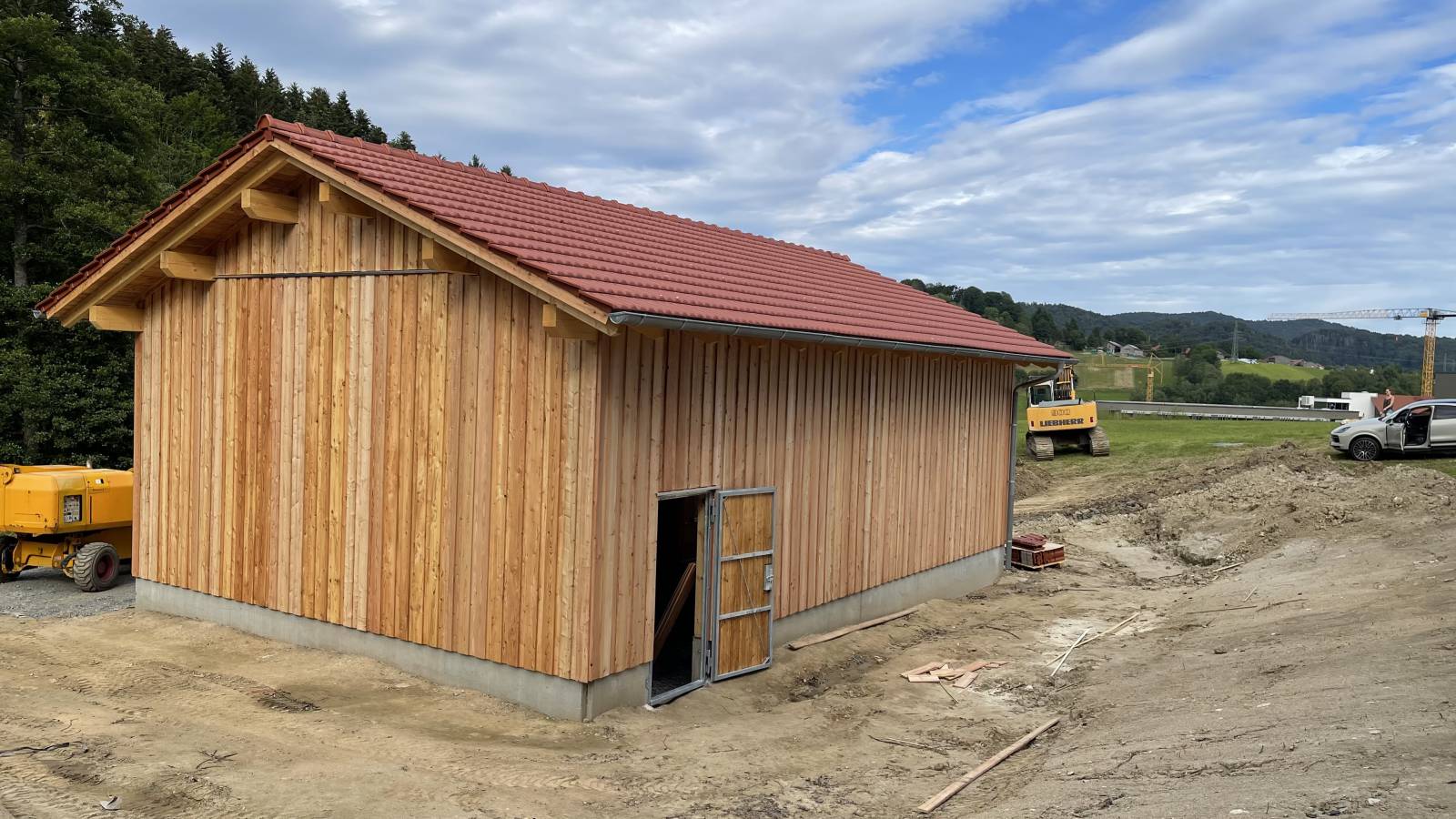 Bauernhof -Neubau- Symbolfoto