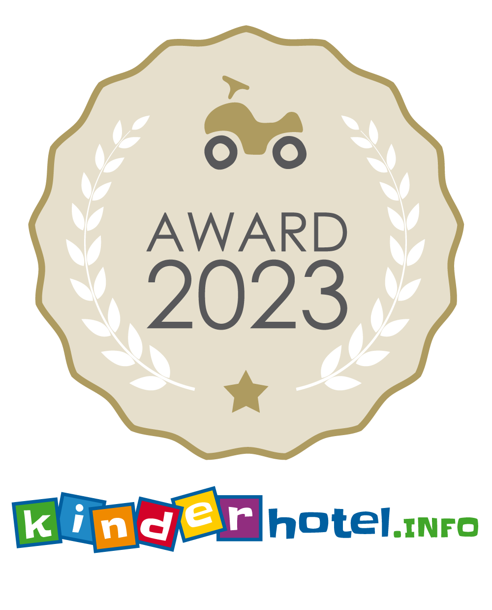 kinderhotel.info Award 2023 Symbolfoto