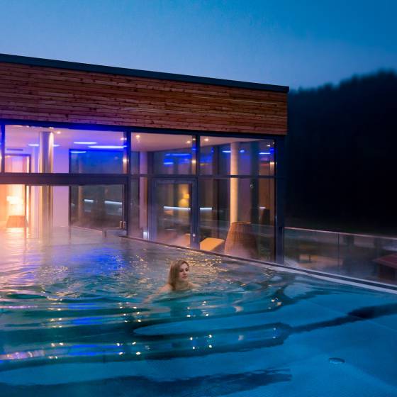 Weitblick Sauna im Familienhotel Schreinerhof 