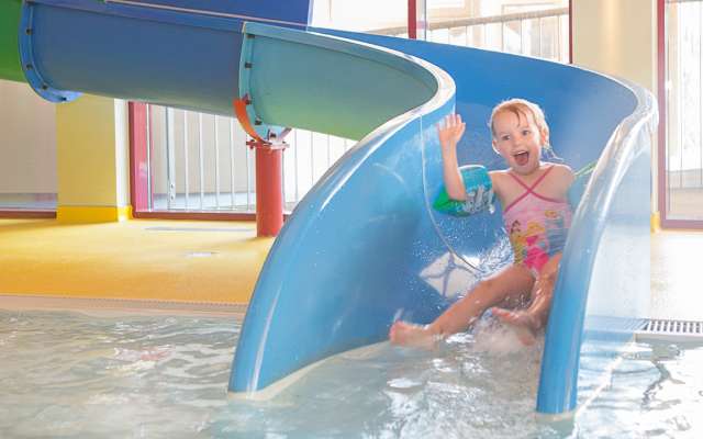 Rutschen für Kleinkinder im Familienhotel 