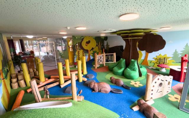 Biberland im Schreinerhof: Neues Spielland für Kinder