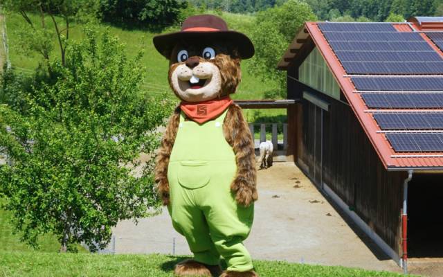 Biber Bibo im Schreinerhof: Unser neues Maskottchen ist da