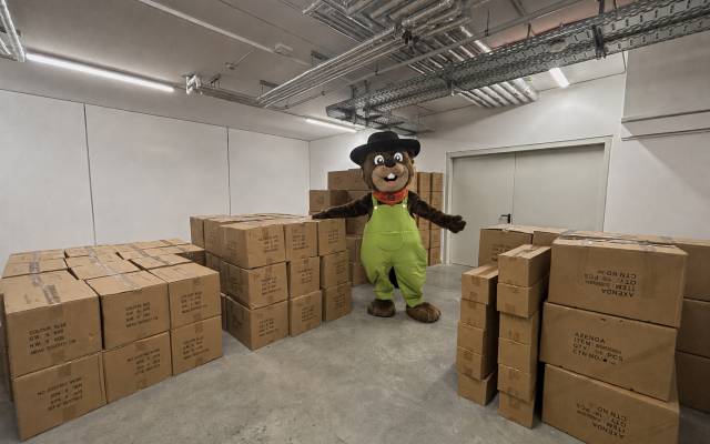 Maskottchen Bibo startet sein Abenteuer | Schreinerhof
