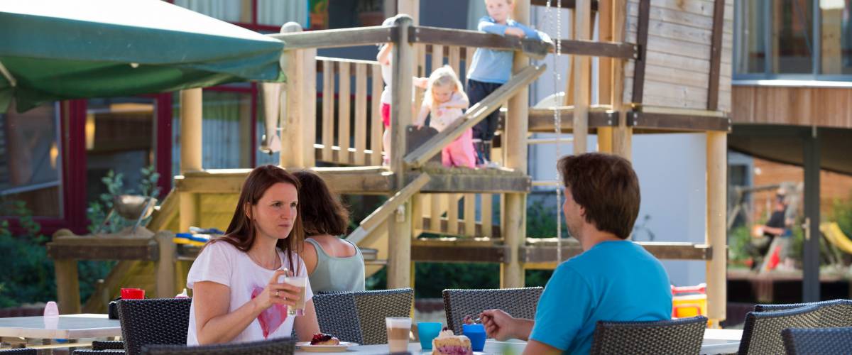 Biergarten im Familienhotel Schreinerhof im bayerischen Wald