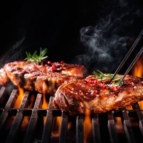 Lecker angerichtetes Fleisch image #2