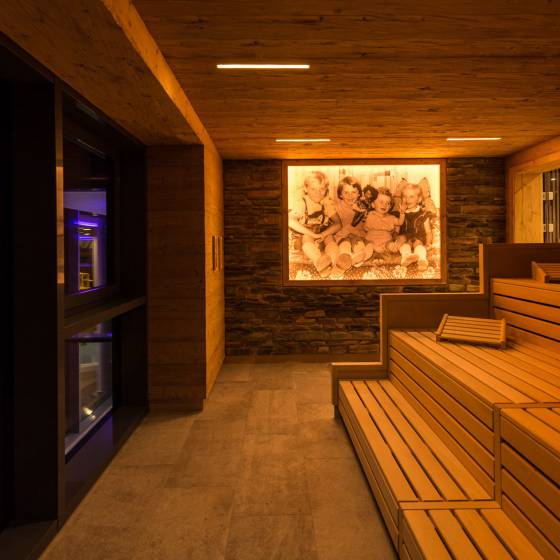 Finnische Sauna im Familienhotel Schreinerhof