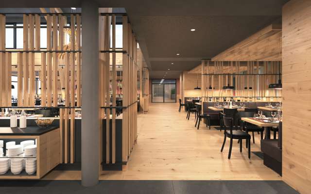 Neuer Loungebereich im Familienhotel Schreinerhof