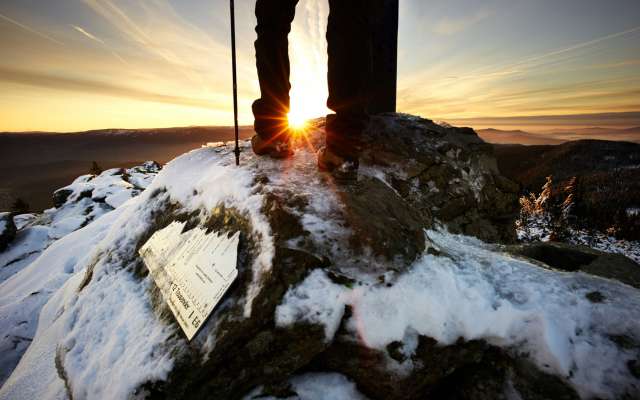 Winterwandern im bayerischen Wald