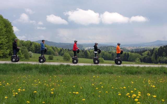 Segway fahren im Urlaub im bayerischen Wald