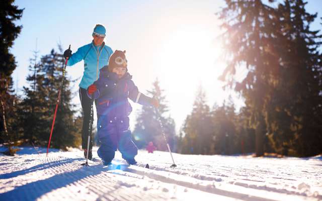 Langlaufen im Urlaub im bayerischen Wald