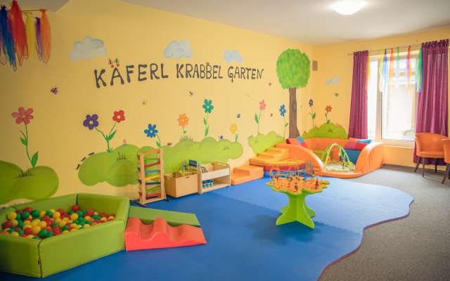 Krabbelecke im Babyhotel Bayern