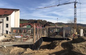 Hochsaison auf der Baustelle während der Schließphase, Bild 1/5