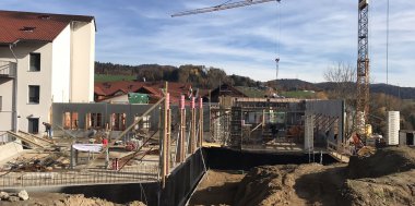 Hochsaison auf der Baustelle während der Schließphase, Bild 1/5